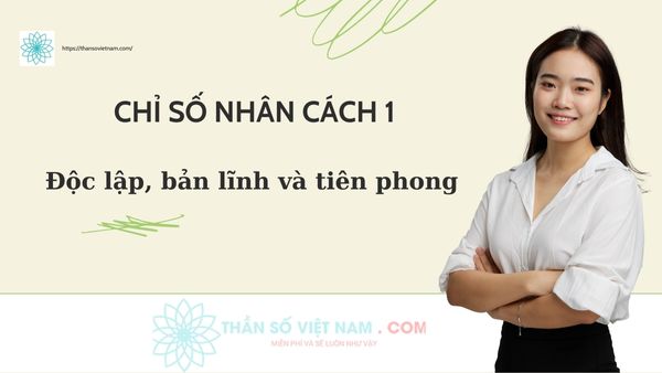 Số 1 nhân cách trong thần số học